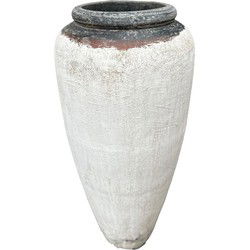 PTMD Kajetan White Round GRC High Pot L