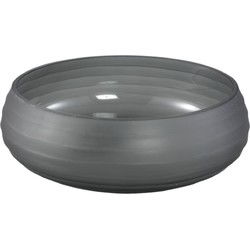 PTMD Vaas Nadah - 30x30x10 cm - Glas - Grijs