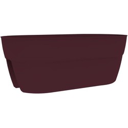 Cavaliere Osaka Jardiniere 19,5 L - EDA - Bordeauxrood - voor balkons en balustrades