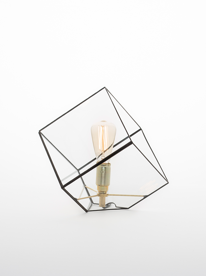 Geometrische lamp Liv van Hart & Ruyt - 15cm - Zwart - 