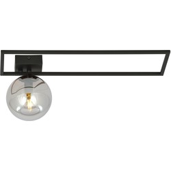 Minimalistische plafondlamp Sorrentino Zwart