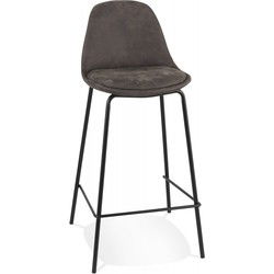 GIRON halfhoge snackkruk 41x41x89 cm Grijs