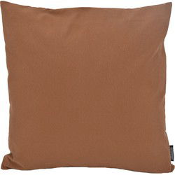 Florea Uni Bruin | 45 x 45 cm | Kussenhoes | Katoen