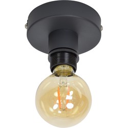 Plafondlamp Single vintage black