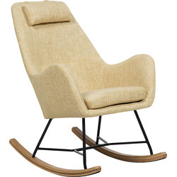 ARRIE  - Schommelstoel - Geel - Polyester