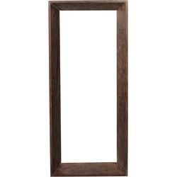 PTMD Kyro Brown Acacia Wood Rectangle Mirror Small