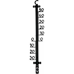 Zwarte buitenthermometer 30 cm - Buitenthermometers