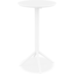 Opvouwbare hoge tafel GIMLI 60 BAR wit