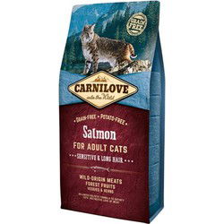 CARNILOVE SALMON SENSITIVE / LONG HAIR 6 KG
