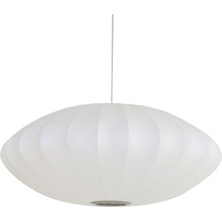 Light and Living hanglamp  - wit - textiel - 3025426