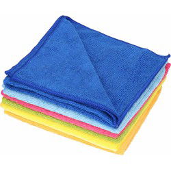 Sorbo Microvezeldoeken gekleurd - 18x stuks - 40 x 40 cm - Vaatdoeken microvezel - Micorvezeldoekjes - Vaatdoekjes
