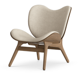 A Conversation Piece houten fauteuil donker eiken - White Sands
