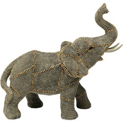 Decofiguur Walking Elephants Pearls 24cm