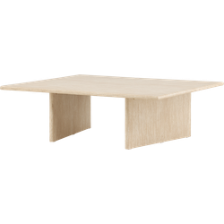 Hanneke houten salontafel beige - 120 x 100 cm