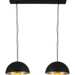 Steinhauer hanglamp Semicirkel - zwart - metaal - 2556ZW
