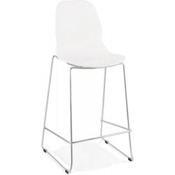 Halfhoge snackkruk BERLIN 515x52x101 cm Wit