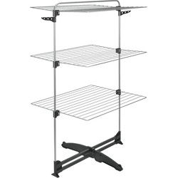 Metaltex Storm Droogrek 34 m Drooglente Zilver/Zwart