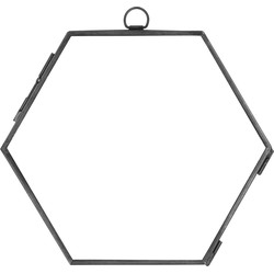 QUVIO Fotolijst robuust - Hexagon - Metaal - Antraciet