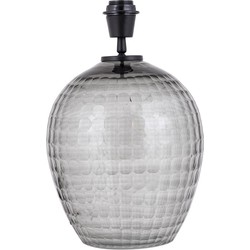 PTMD Mexim Hanglamp - 24 x 24 x 40 cm - Glas - Grijs