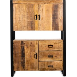 Benoa Britt 3 Door 3 Drawer Cabinet 115 cm