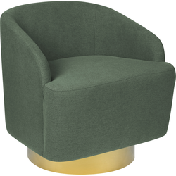 Beliani LAVIK - Fauteuil-Groen-Polyester