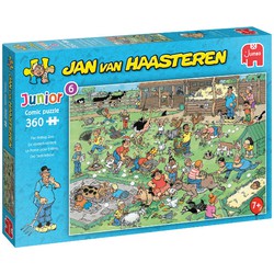 Jumbo Jumbo Jan van Haasteren Junior Puzzel Kinderboerderij - 360 stukjes