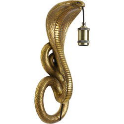 Light & Living - wandlamp - Snake - brons - kunststof - dierenlamp - E27 - 3123818