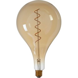Light&living Deco LED peer Ø16x30 cm LIGHT 4W amber E27 dimbaar