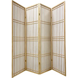 Fine Asianliving Japans Kamerscherm Shoji B180xH180cm Scheidingswand