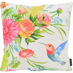 Sierkussen Floral Birds #1 | 45 x 45 cm | Katoen/Polyester