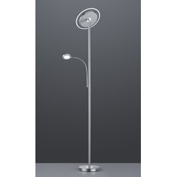 Moderne Vloerlamp  Ackbar - Metaal - Grijs