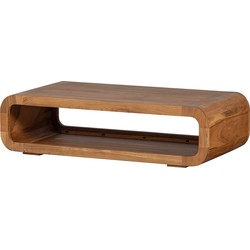 Basiclabel Kin Salontafel - Hout - Naturel - 32x120x60