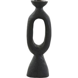Kandelaar Django - Zwart - 14x12x45cm