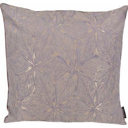 Velvet Purple Flower | 45 x 45 cm | Kussenhoes | Velvet/Polyester