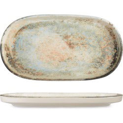 Rinart Serveerschaal - Obvara - Porselein - 32x18 cm - set van 2