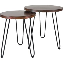 Salontafel Palma - Set van 2 - Copper