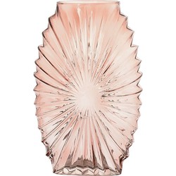 Riverdale Ceiba Vaas Glas Roze - 28 x 18 cm