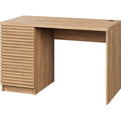 Meubella Bureau Bergamo - Eiken - 120 cm