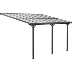 Westmann Bruce 435 - SI06106 Metalen Terrasoverkapping 435x300cm - Zwart