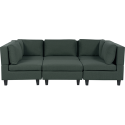 Beliani UNSTAD - Modulaire Sofa-Groen-Polyester