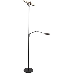 Steinhauer vloerlamp Soleil - zwart - metaal - 3258ZW