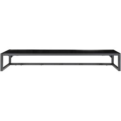 Vita Hat Shelf - Hat shelf with black frame and black shelf