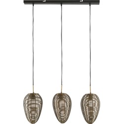 Light & Living - Hanglamp YAELLE - 80x20x33cm - Brons