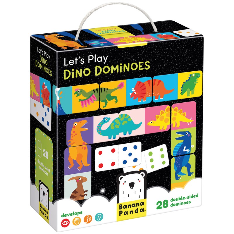 Banana Panda Banana Panda Laten we Dino Domino spelen 2+ - 