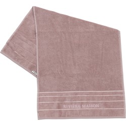 Riviera Maison Handdoeken 50x100 - RM Elegant Towel - Paars - 1 Stuks