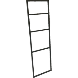 Vrijstaande handdoek ladder Eternal 45x150cm mat zwart
