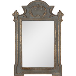 Clayre & Eef Spiegel 75x4x110 cm Groen Hout