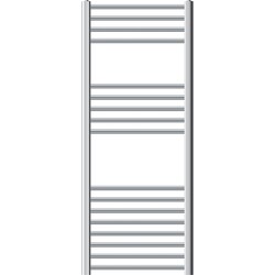 Badkamerradiator Sahara 500x1200 mm chroom gebogen met zijaansluiting