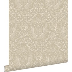 ESTAhome behang ornamenten beige - 50 x 900 cm - 139631