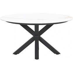 Lowland Tuintafel Venice White dia. 150 cm